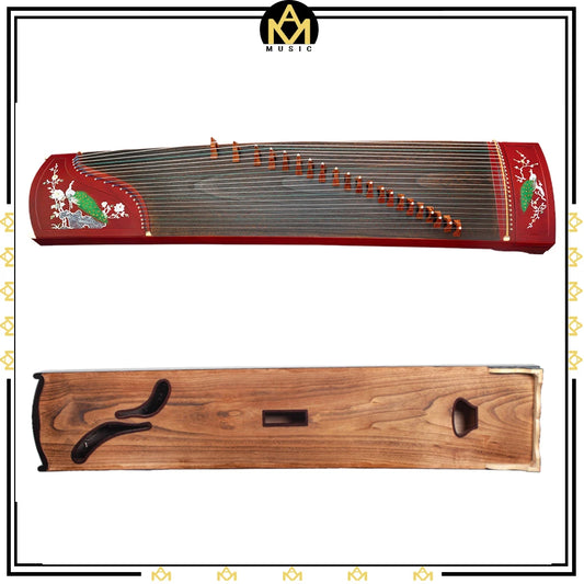 Chinese Rosewood Guzheng Professional Wood Musical Instruments 21 Strings Zheng Zither Cither Sackbut Zithern China Whole SET