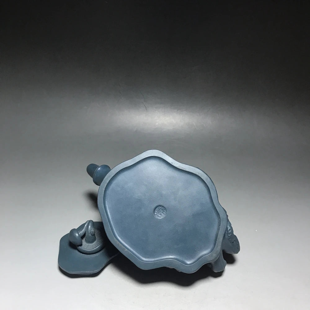 Chinese Yixing Zisha Clay Teapot Golden Toad Pot Jiang Rong 350ml