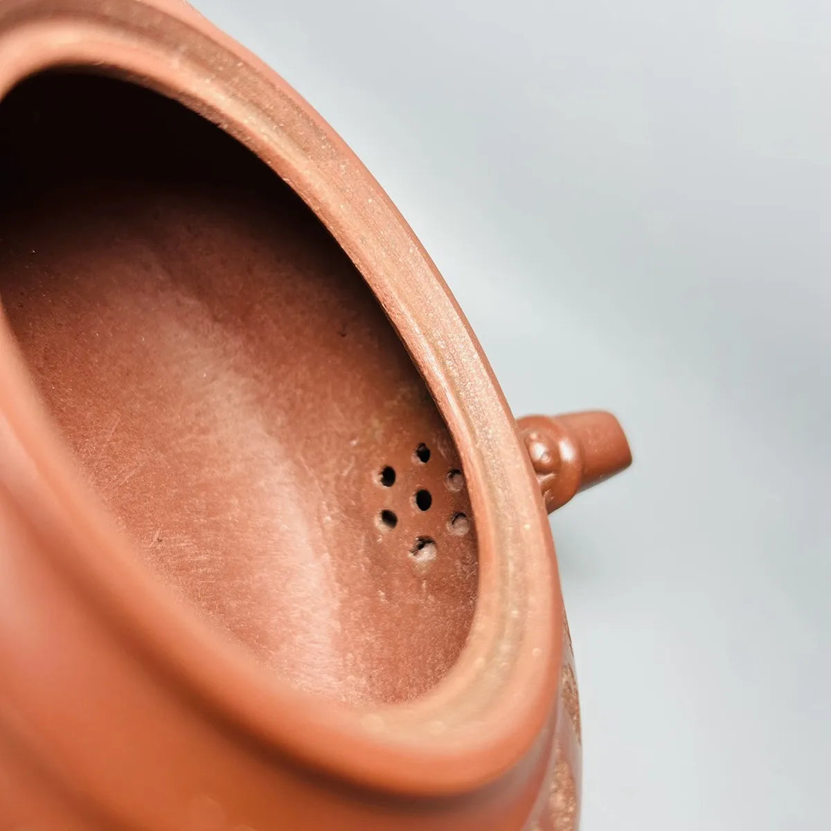 Chinese Yixing Zisha Clay Teapot Ruyi Engraving Pot Wu Yungen 380ml