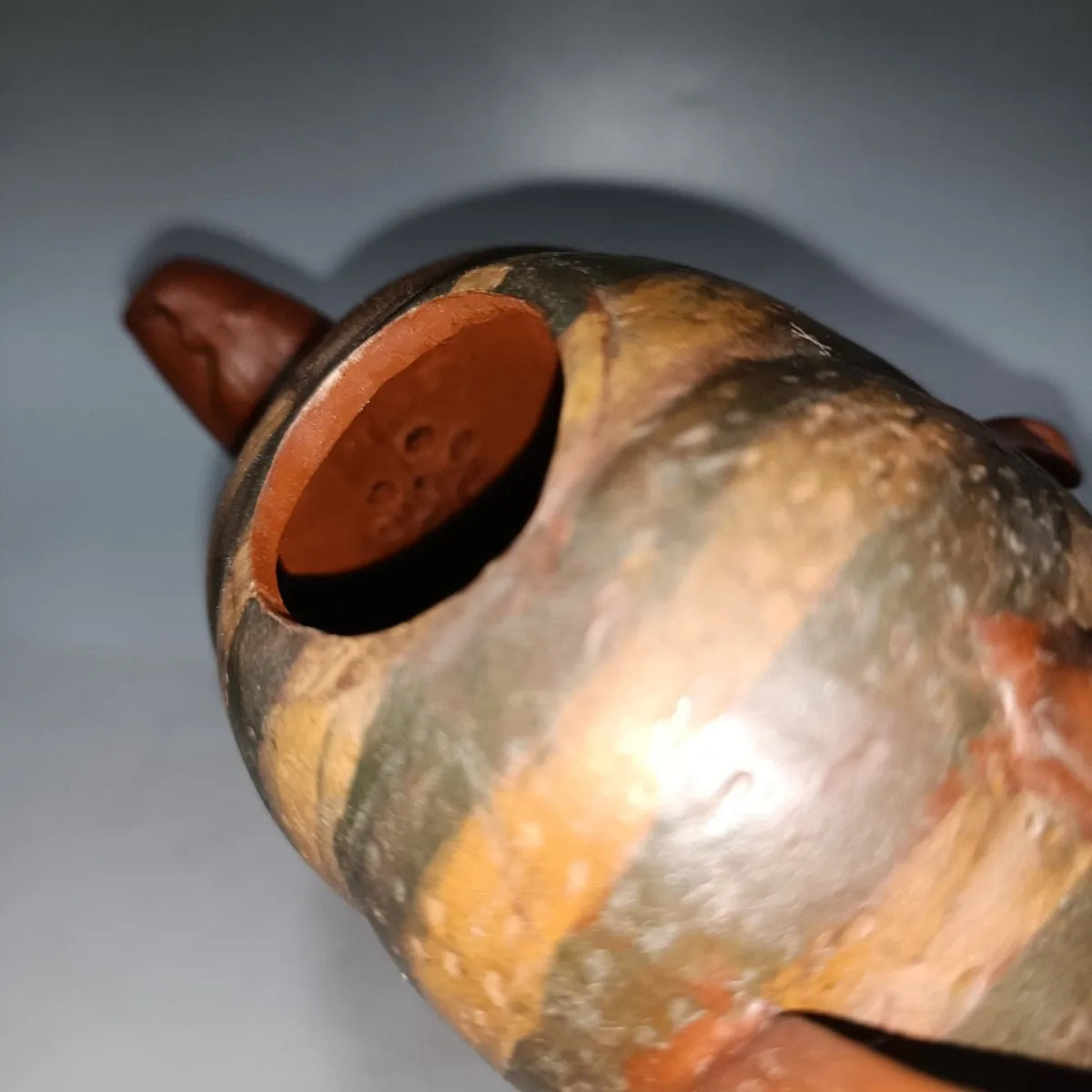 Chinese Yixing Zisha Clay Teapot pumpkin Pot Wang Yinxian 520ml