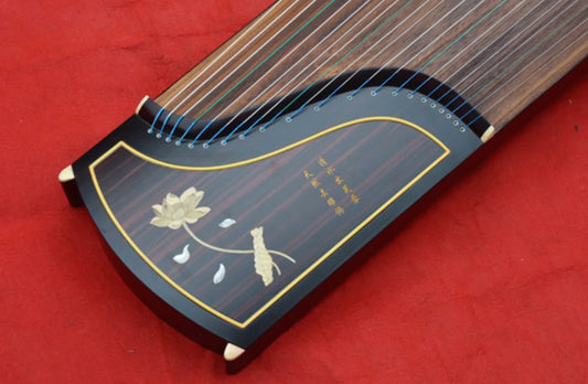 Chinese guzheng shell carving craft 21 strings 163cm