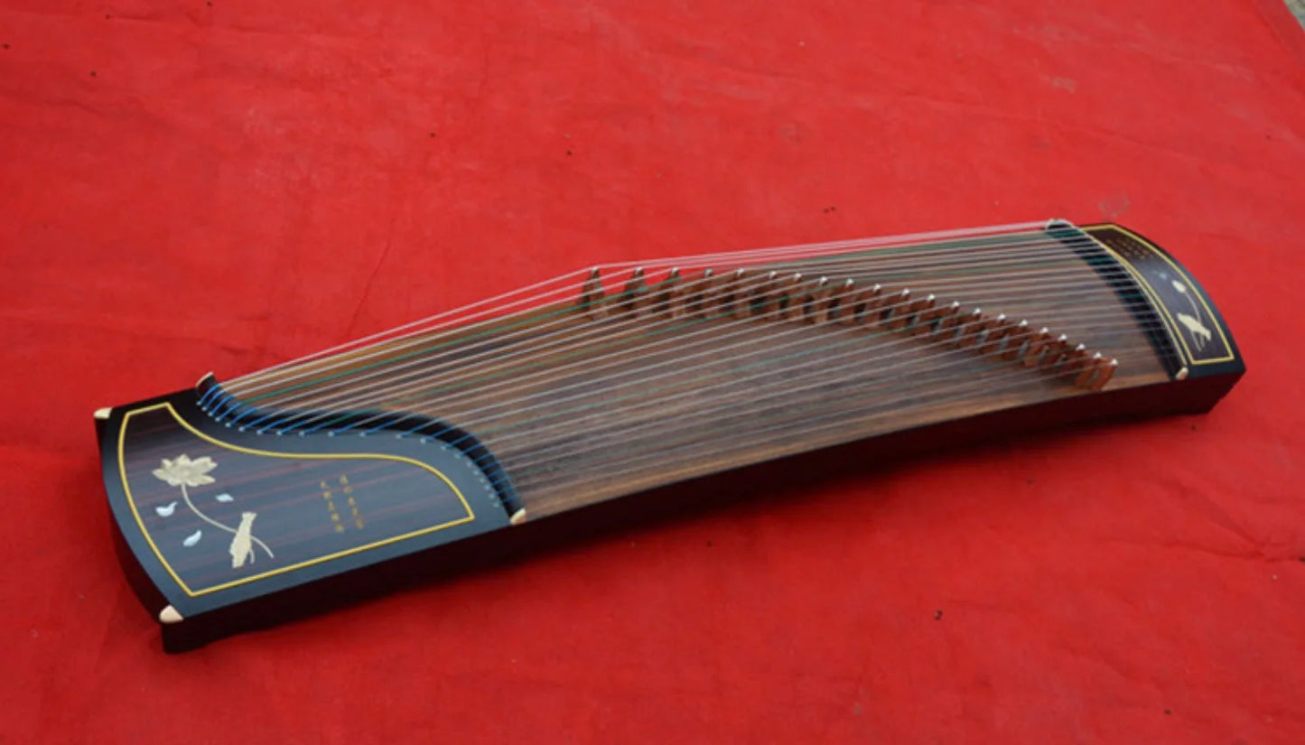 Chinese guzheng shell carving craft 21 strings 163cm