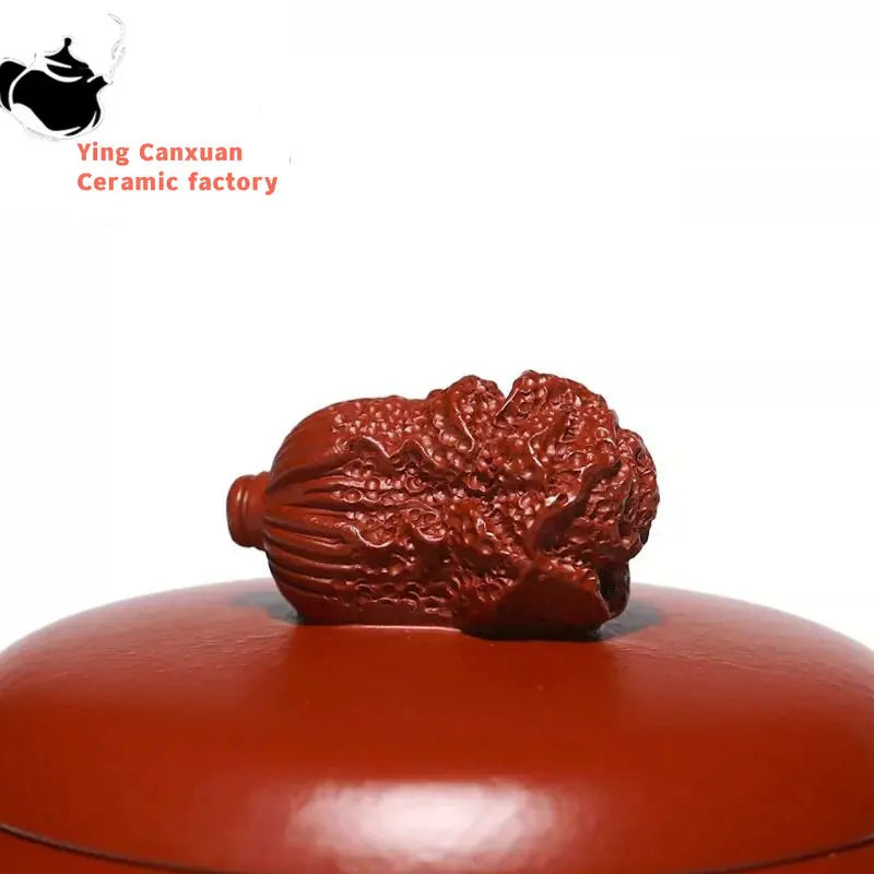Chinese teapot Yixing Purple Clay Teapot Handmade Raw Ore Dahongpao Multi-cai Pot Kung Fu Tea Set Yixing teapot 240ml