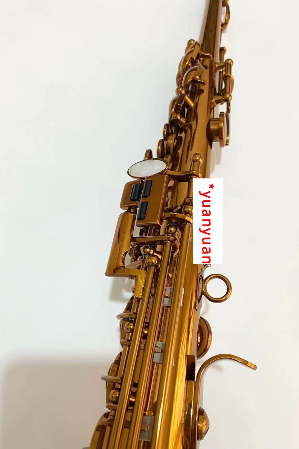 Classic coffee gold Mark VI model B-flat soprano saxophone nostalgic style professional-grade sound sax soprano jazz instrument