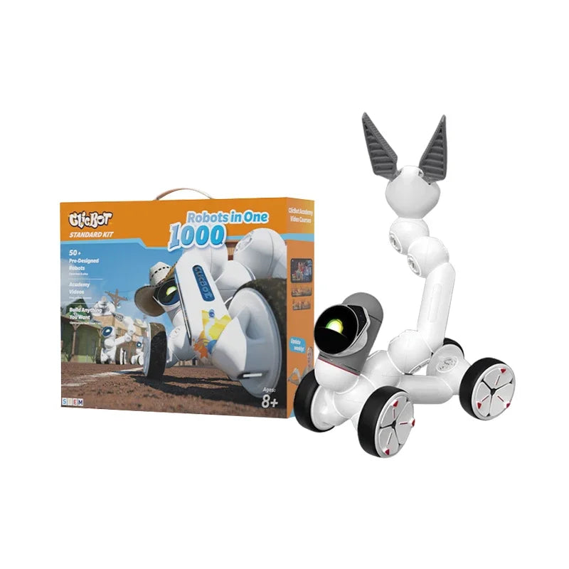 ClicBot Smart Robot Creative Splicing Emotional Interaction Graphical Programming Intelligent Electronic Pet Children Toy Gifts