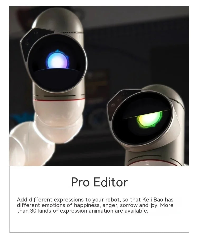 ClicBot Smart Robot Creative Splicing Emotional Interaction Graphical Programming Intelligent Electronic Pet Children Toy Gifts