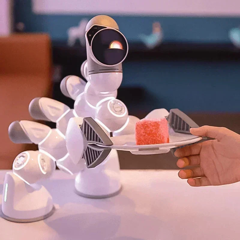 Clicbot Smart Robot Advanced Suit Intelligent AI Accompany Puzzle Toys Program Modular Splicing Desktop Electronic Pet Present