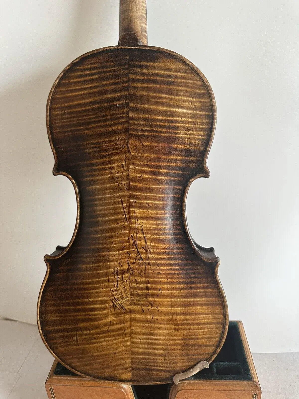 MMOOKA Click to enlarge Professional 4/4 Violin Guarneri Model flamed maple back spruce top handcrafted