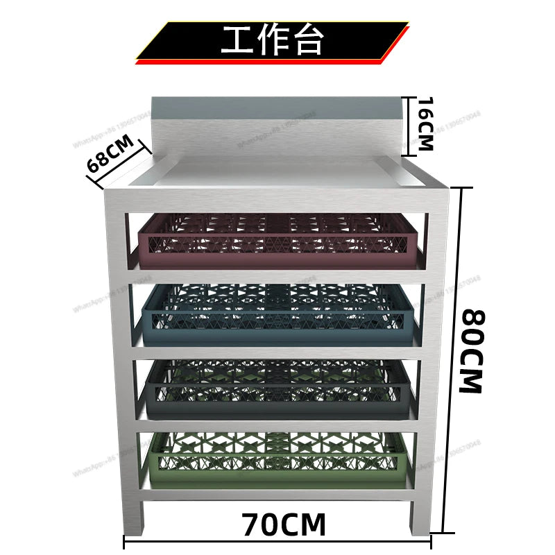 Commercial uncovered fully automatic intelligent dishwasher for hotels, restaurants, canteens, restaurants, dishes and cups wash