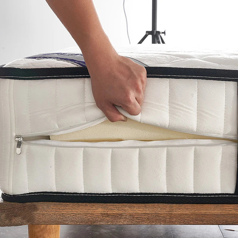 Compressed Foam Latex Mattress 100% Natural High Density Foam Firm 12 Inch Home Furniture Vacuum Compressed Packing Orthopedic
