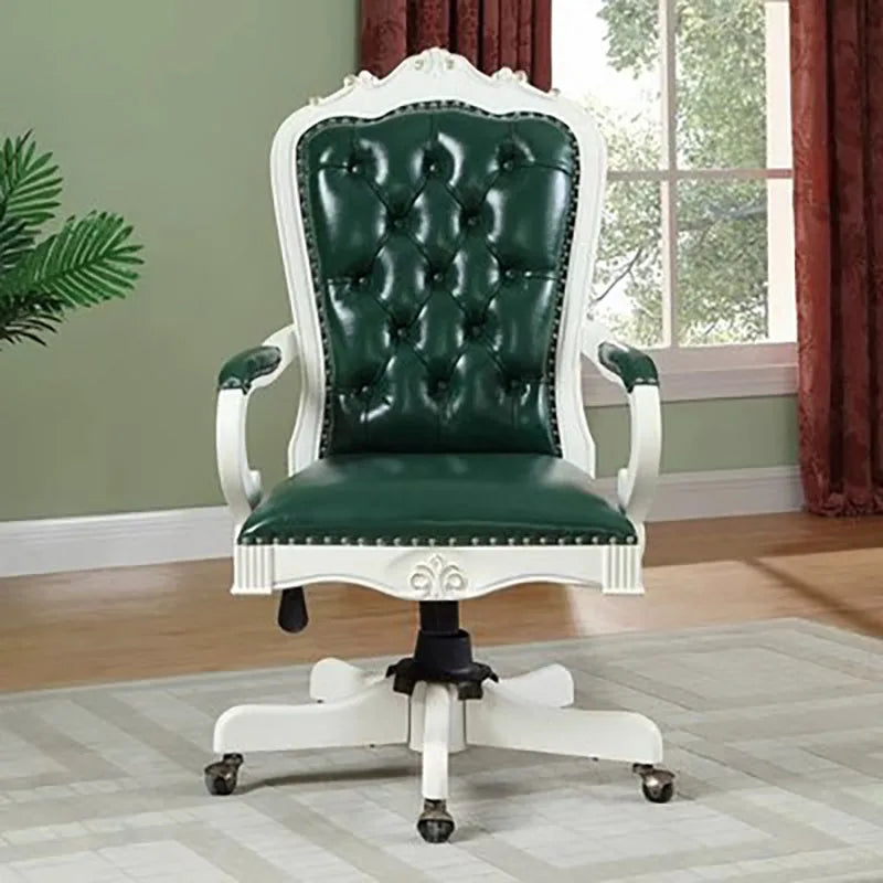 Computer Ergonomic Mobile Gaming Chair Recliner Swivel Bedroom Armchair Office Chair White Silla De Escritorio Office Furniture