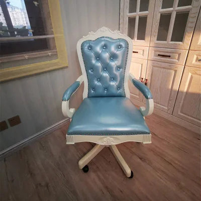 Computer Ergonomic Mobile Gaming Chair Recliner Swivel Bedroom Armchair Office Chair White Silla De Escritorio Office Furniture