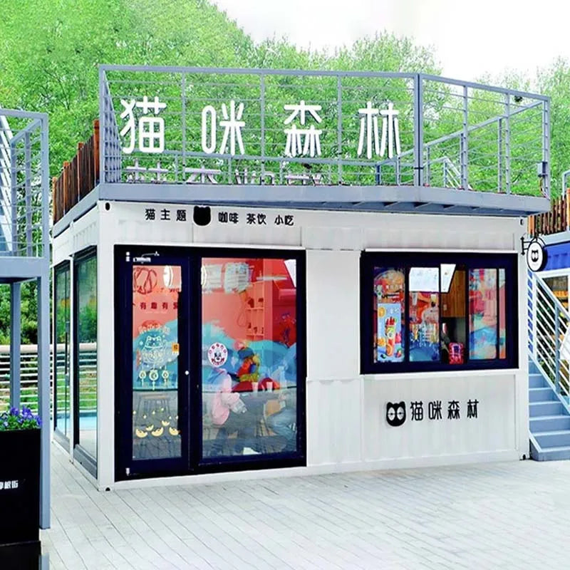Container shops, commercial streets, coffee shops, pop-up shop restaurants, custom-made movable kiosks and kiosks