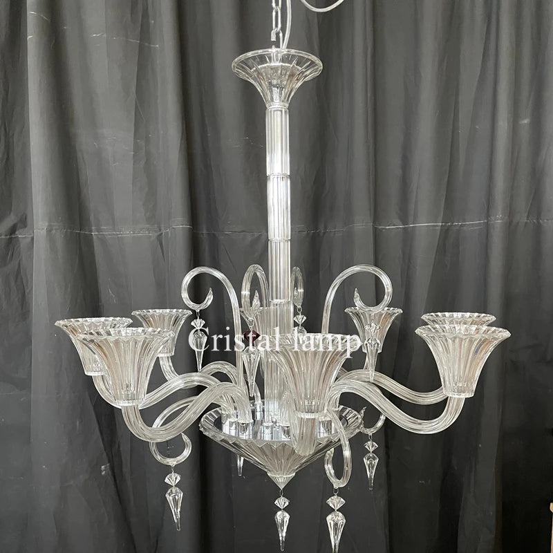 Contemporary Design Nordic Style Living Room Villa K9 Crystal Pendant Light Wedding Luxury Ceiling Decoration Led Chandelier