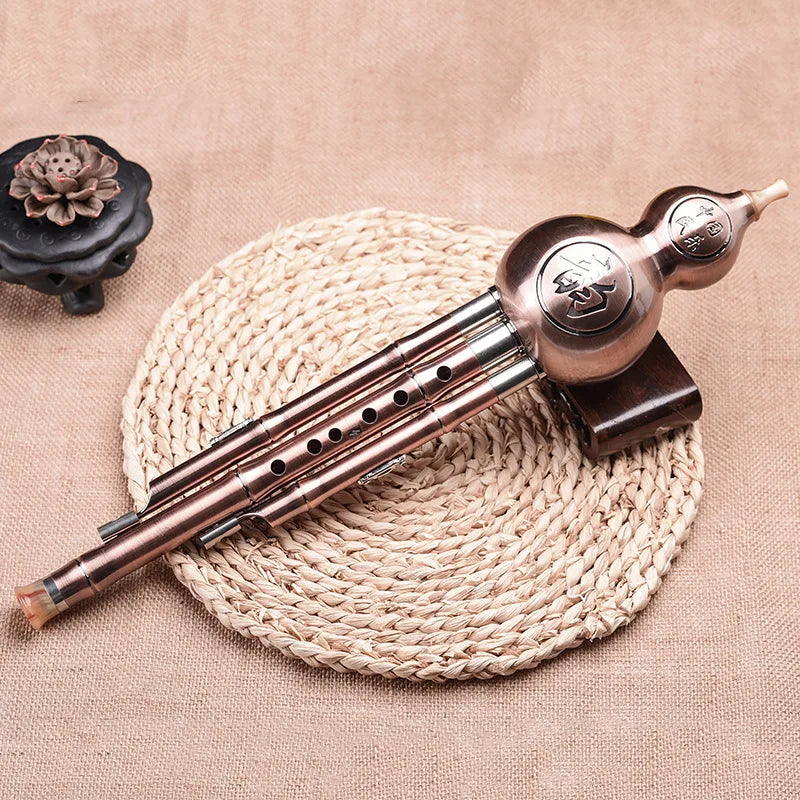 MMOOKA Copper Hulusi wind instruments national musical instruments b-key and C-key