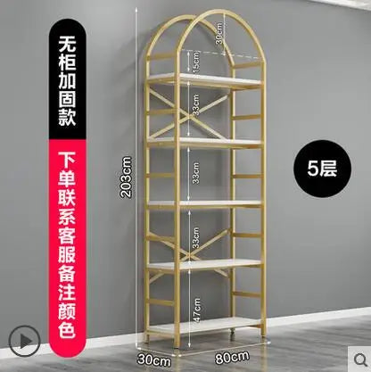 Cosmetics display cabinet beauty salon shelf multi-layer display rack manicure shop display cabinet