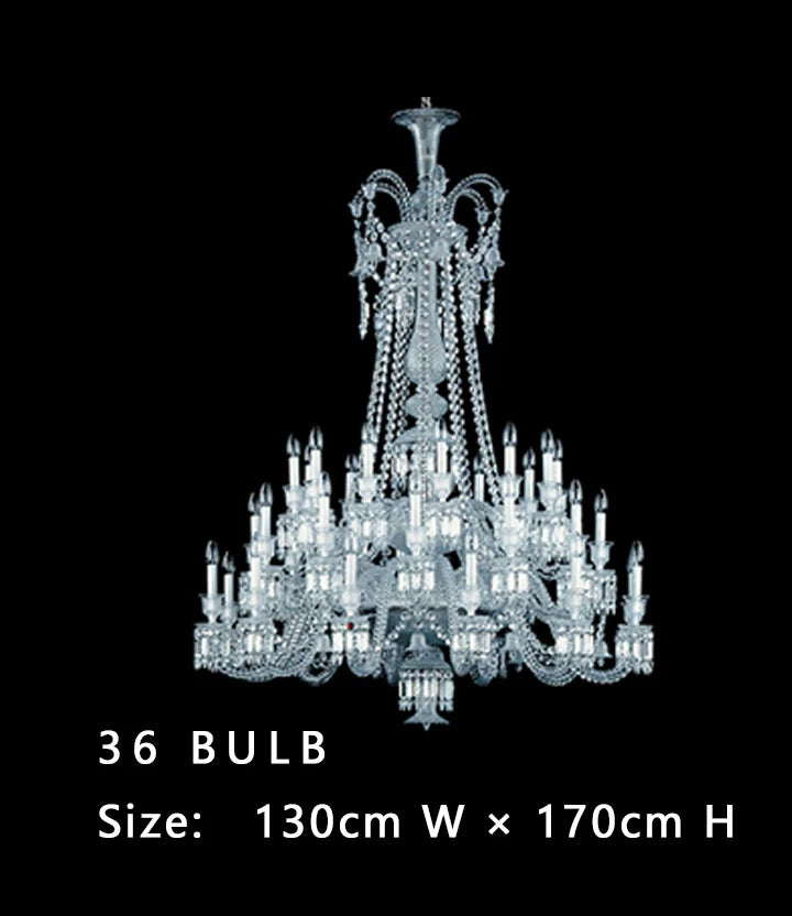 Creative Engineering Club Atmosphere Lamp Villa Restaurant Big Classic Crystal Chandelier Ceiling Luxury Crystal Chandelier