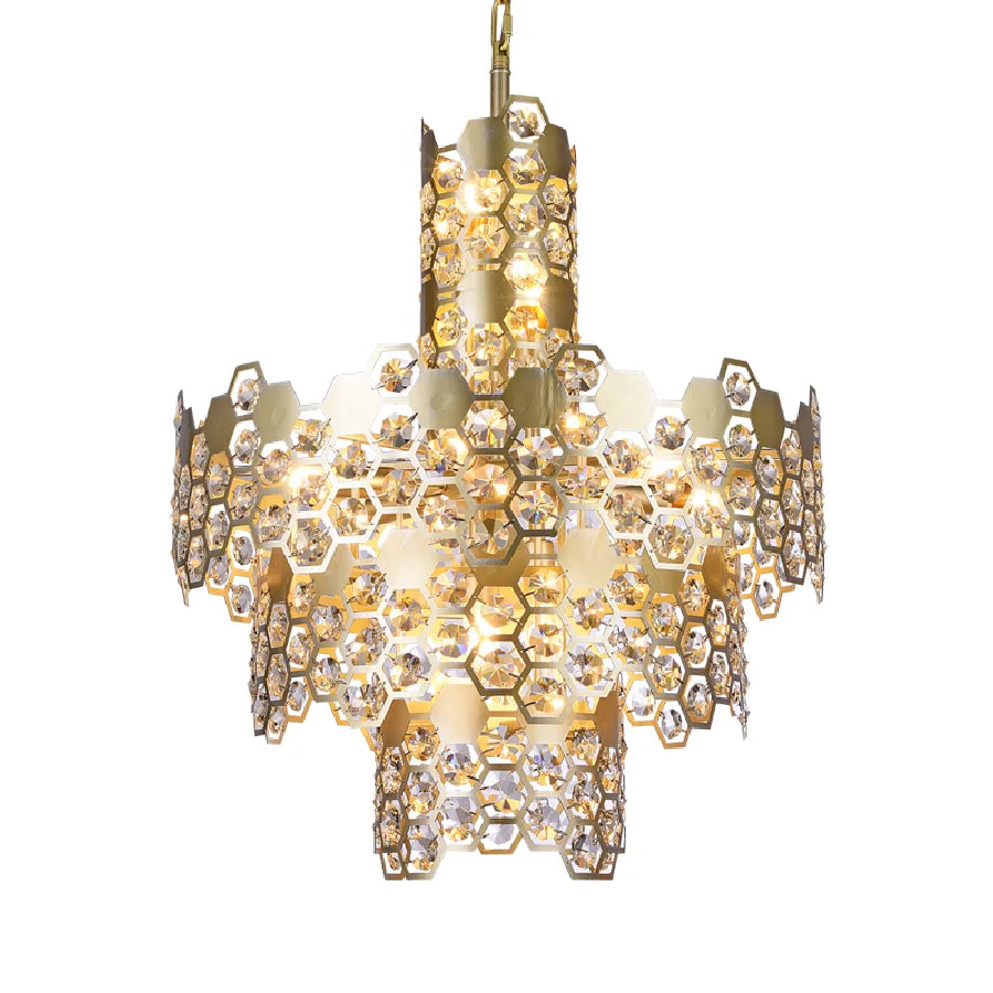 Crystal chandelier Italy Milan style new lamp 220v duplex villa hotel clubhouse cafe 51-60w chandelier
