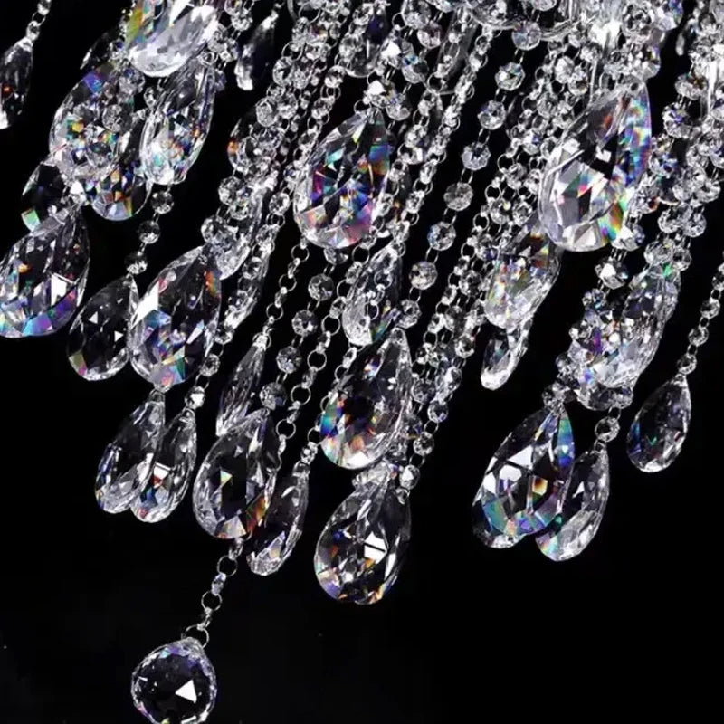 Custom 72 Bulbs Indoor Decoration Light For High Ceilings Hotel Lobby Banquet Hall Villa Marriage Luxury Large Led Chandelier