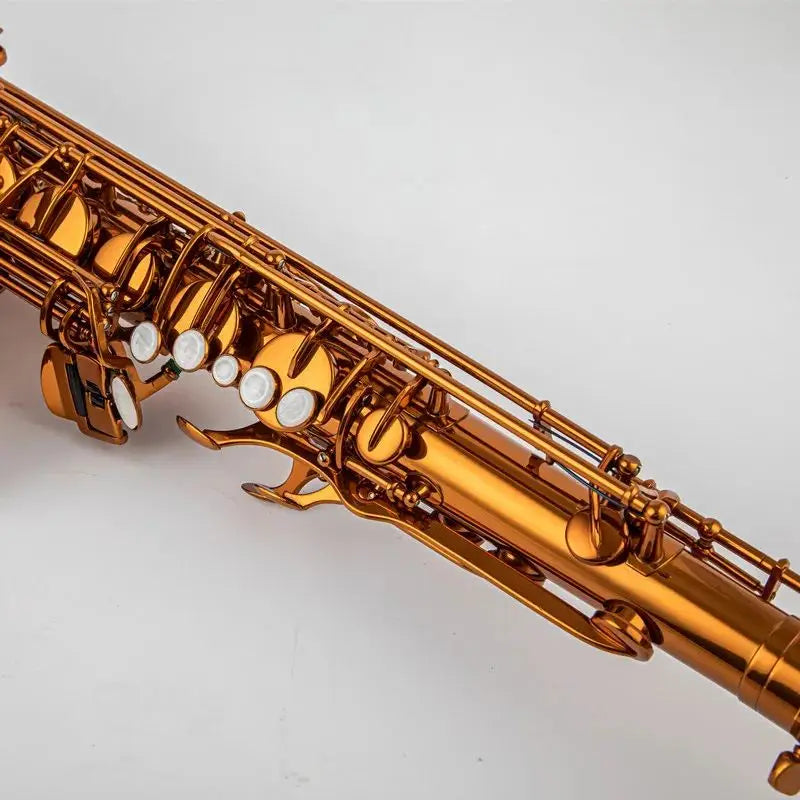 Custom Mark VI Saxophone High Quality Tenor Saxophone Copy Instruments Coffee color copper simulation Brass With mouthpiece