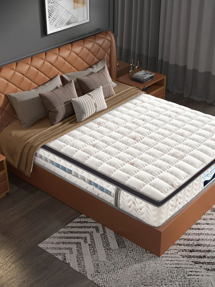 Custom natural latex mattress environmental protection 1.51.8m 3D home bedroom spring mattress double Simmons
