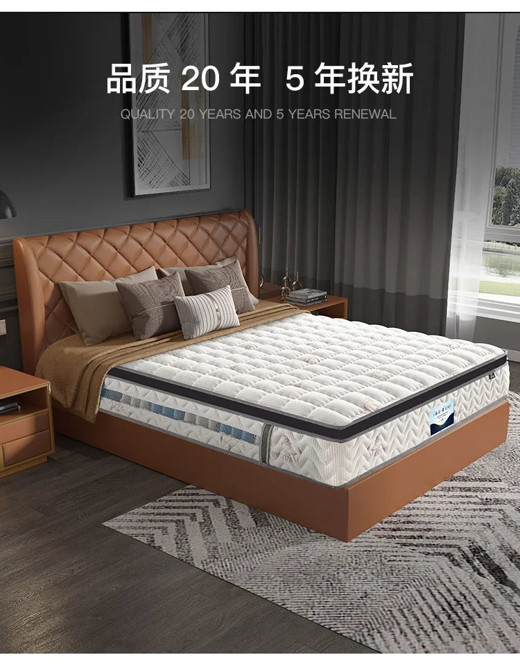 Custom natural latex mattress environmental protection 1.51.8m 3D home bedroom spring mattress double Simmons