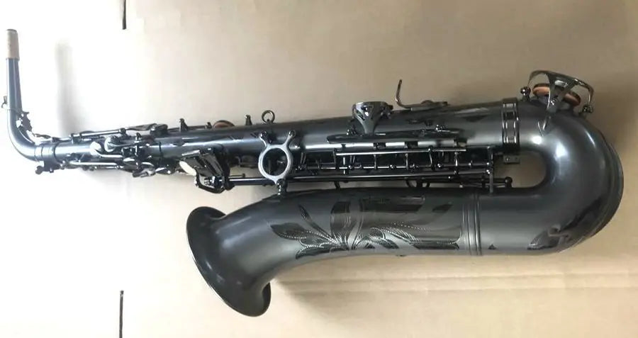 Customize Professional C Melody Saxophone Black Lacquer Free Neck+Mouthpiece+case