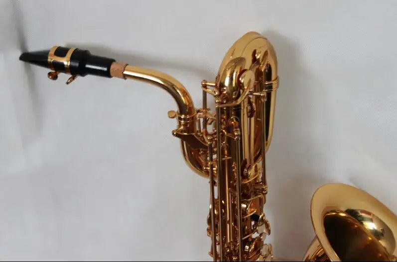 Customize Professional Eb Baritone Saxophone Gold body Low A +case