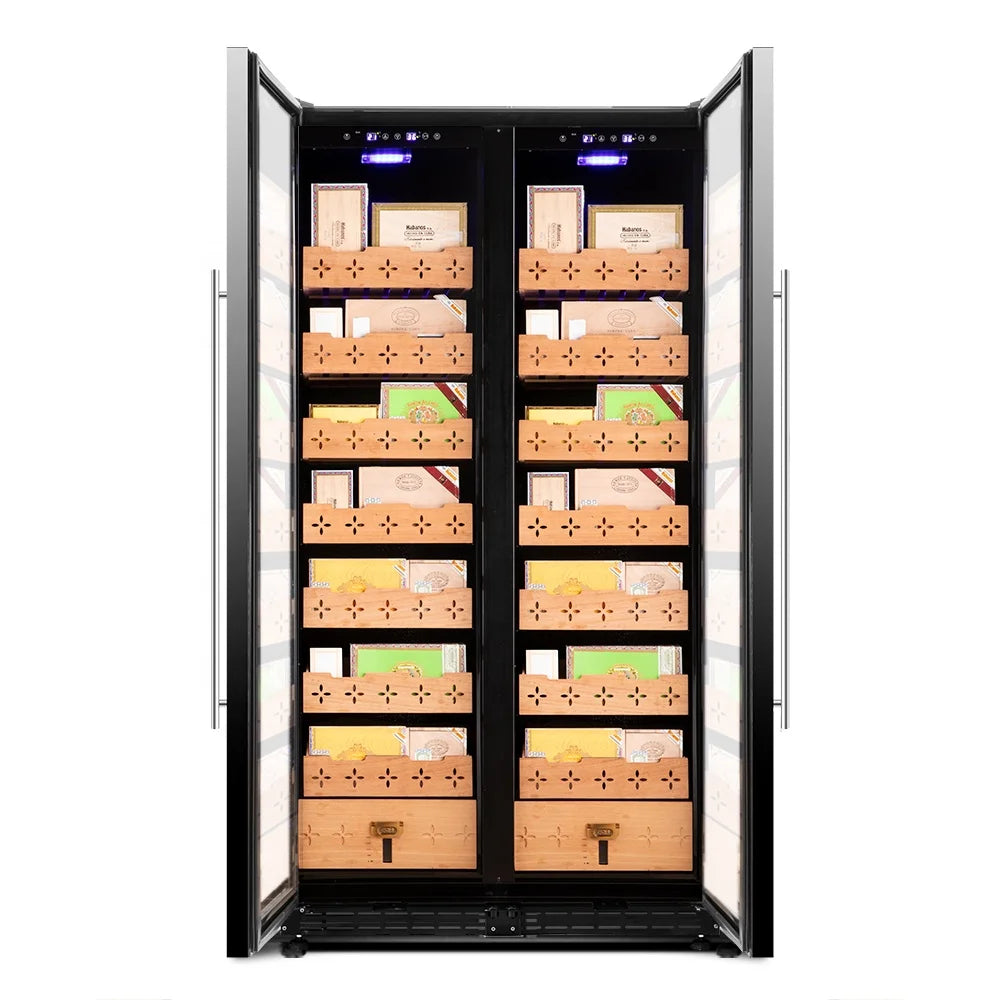 Customized Large Capacity System Humidorcigar Humidifier Cigar Refrigerator Humidor Cooler