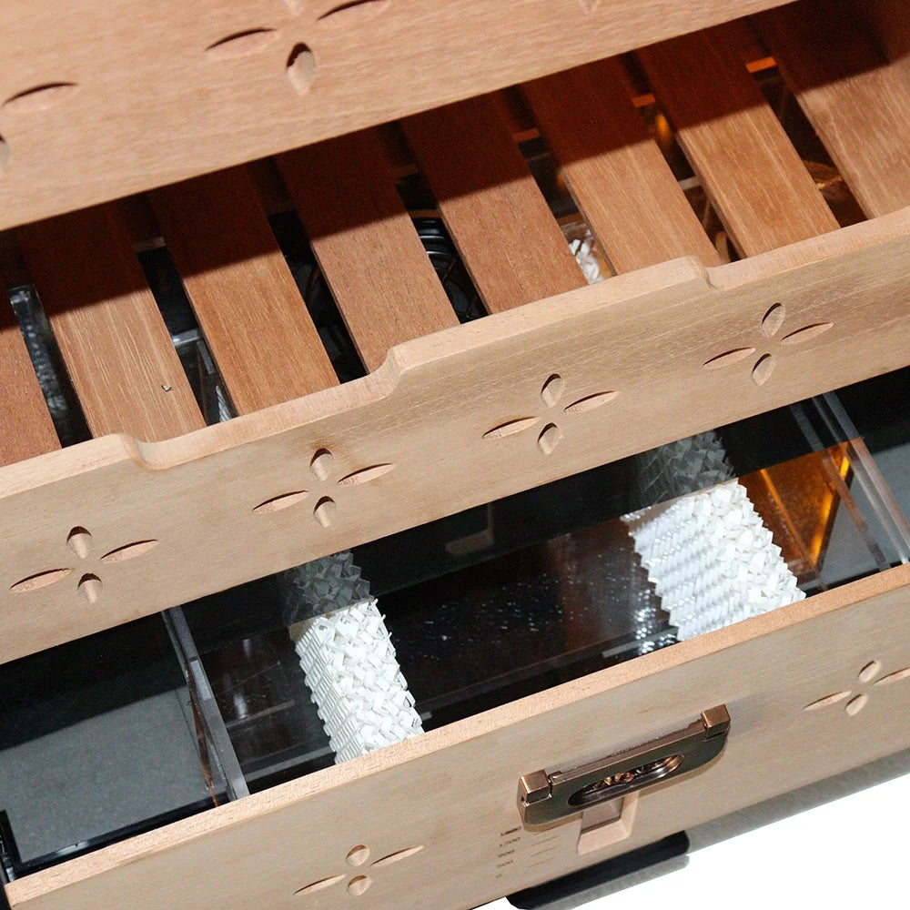 Customized Large Capacity System Humidorcigar Humidifier Cigar Refrigerator Humidor Cooler