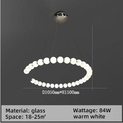 Customized Nordic Luxury LED Pendant Lights Post-Modern Chandeliers Staircase Hotel Villa Engineering Lamps Glass Deco Ligting