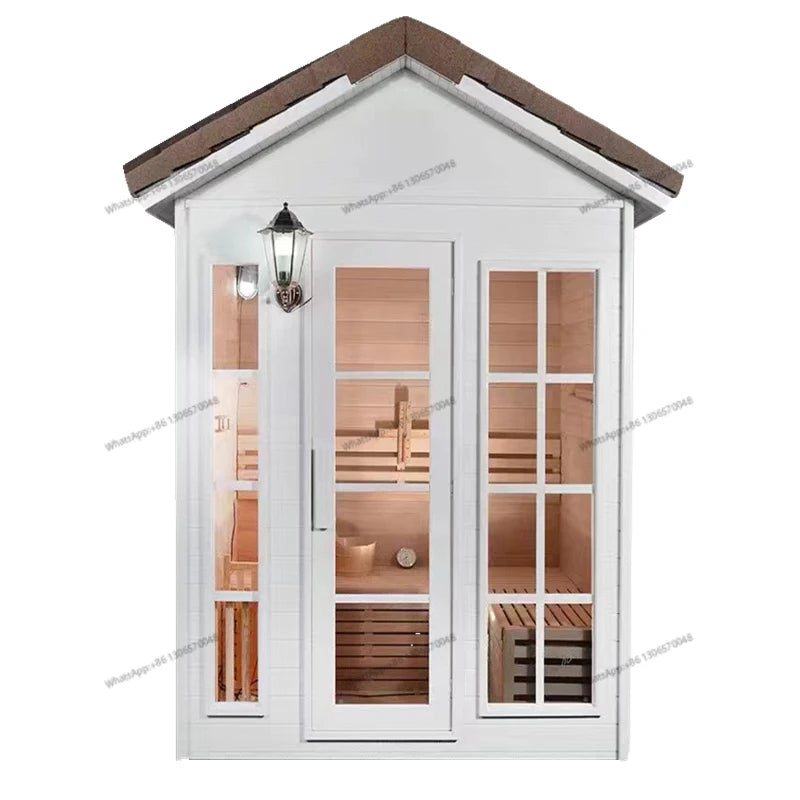 Customized outdoor waterproof sauna room, wet steaming room, customized outdoor rainproof double person single person household