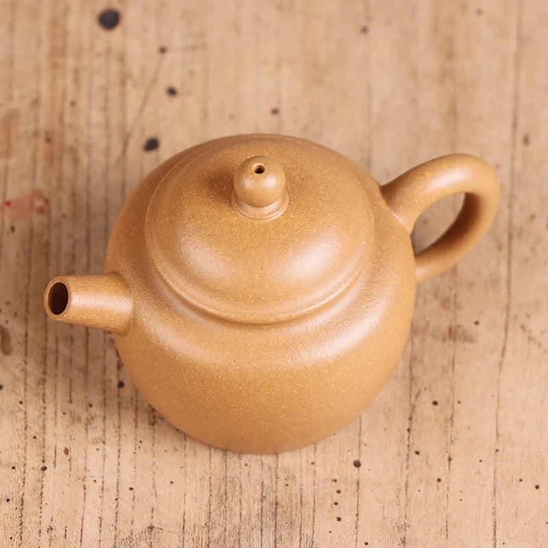 |DE chang, yixing purple sand pure manual undressed ore golden period of the engineering ship pot miss wu all handmade