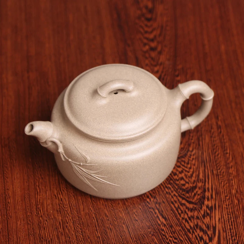 |DE chang, yixing recommended pure manual undressed ore green Duan De clock work miss wu half a handmade pot of countries