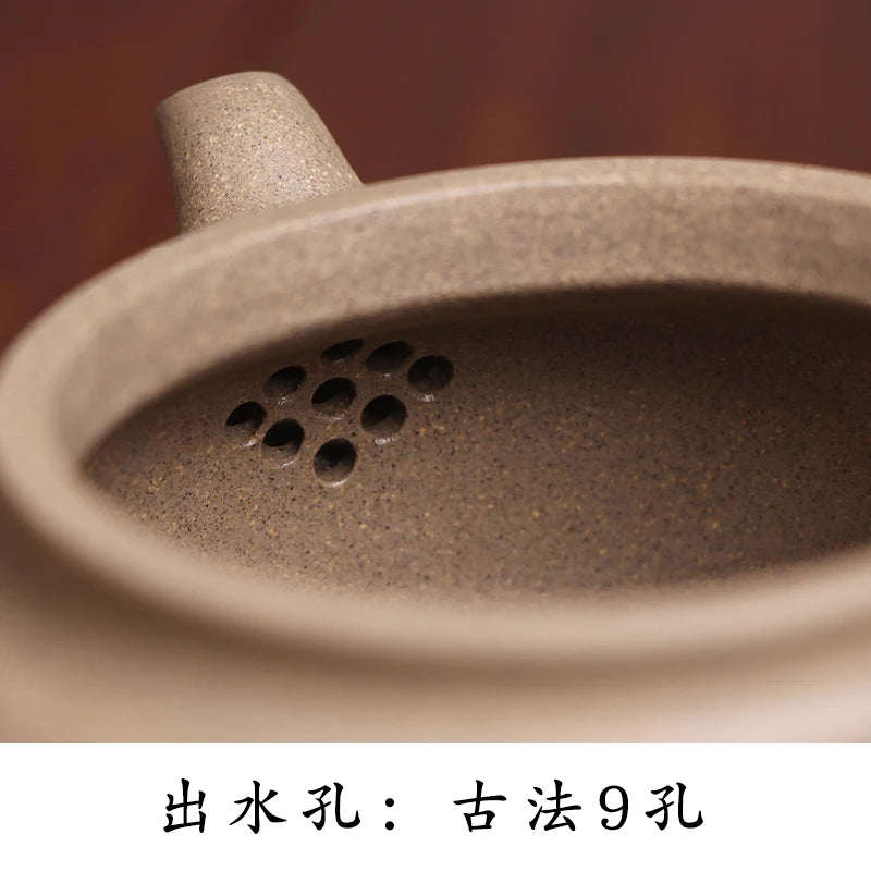 |DE chang, yixing recommended pure manual undressed ore green Duan De clock work miss wu half a handmade pot of countries