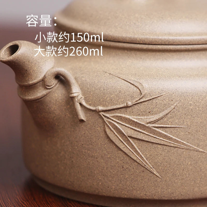 |DE chang, yixing recommended pure manual undressed ore green Duan De clock work miss wu half a handmade pot of countries