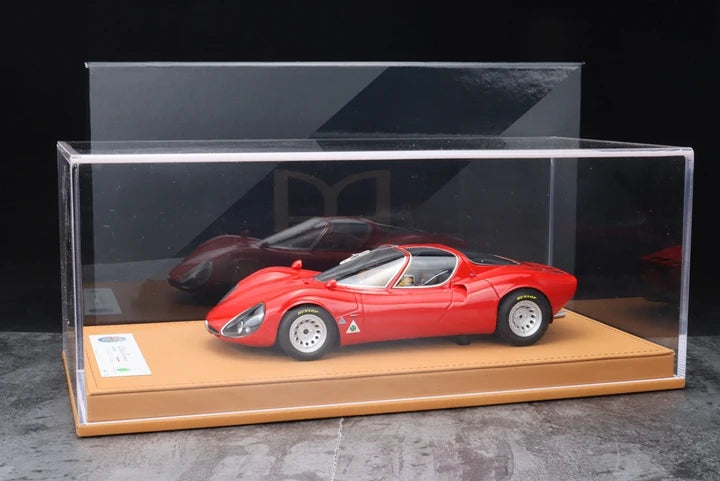 DMH 1:18 Alfa Tipo33 Simulation Limited Edition Resin Metal Static Car Model Toy Gift