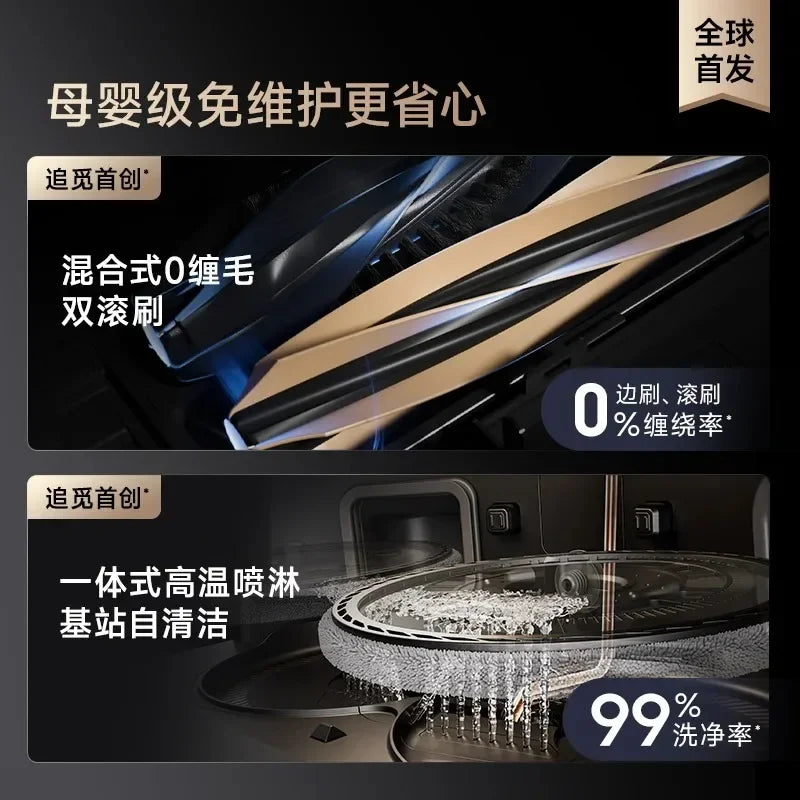 DREAME X50 Sweeping and Mopping Integrated Automatic Sweeping Robot Bionic Mechanical Foot Cleaning Series Home Vacuum Cleaners