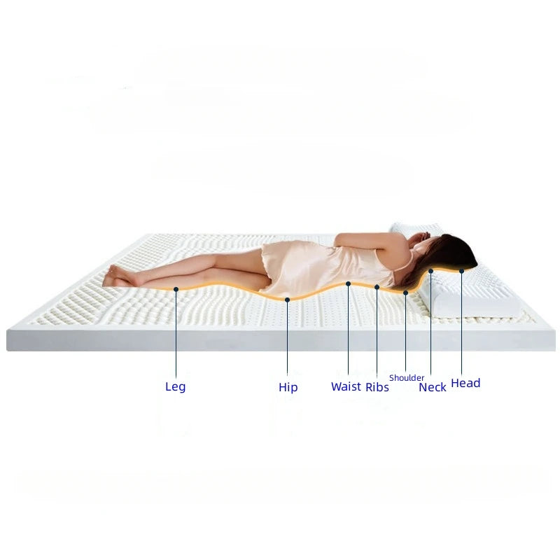 Design Luxury Latex Mattress Natural Latex Foldable Rebound Thiland Mats with Cotton Cover Camas Y Muebles Living Room Furniture