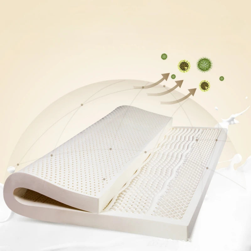 Design Luxury Latex Mattress Natural Latex Foldable Rebound Thiland Mats with Cotton Cover Camas Y Muebles Living Room Furniture