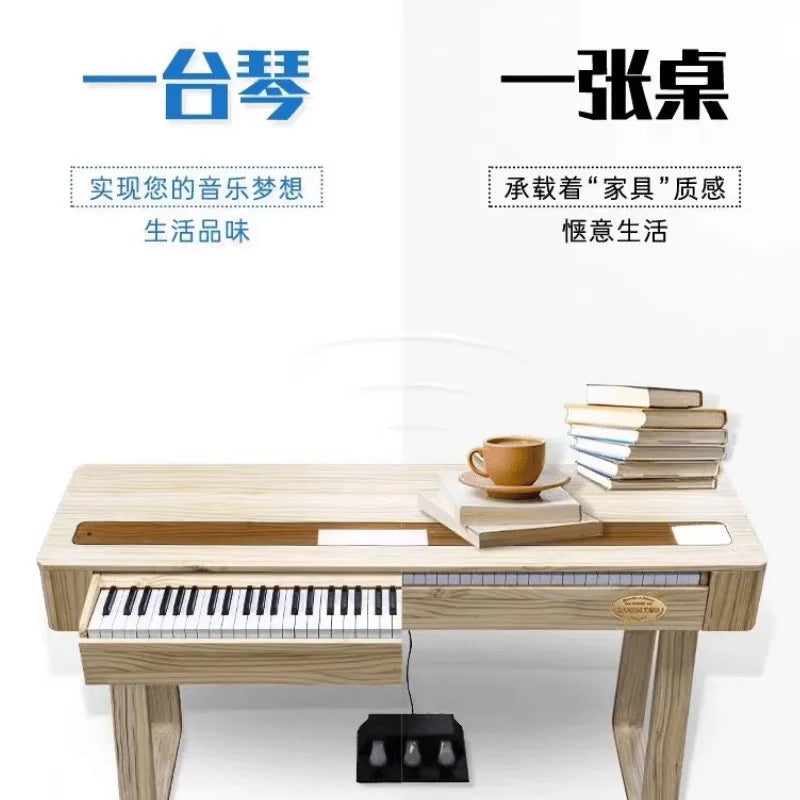 Digital electric piano 88 key hammer beginner professional grade test solid wood portable