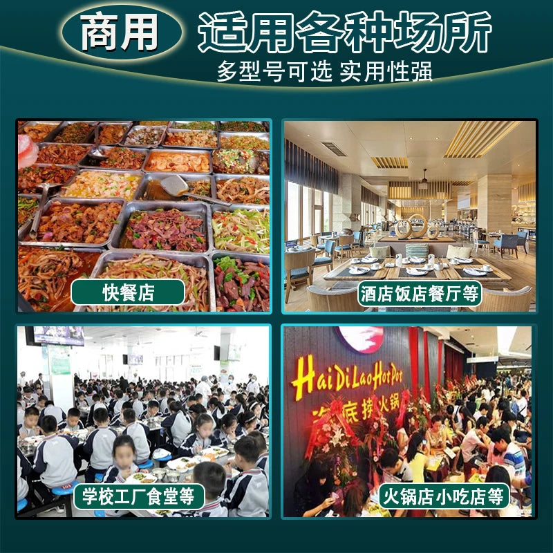 Dishwasher, fully automatic catering, small hotel cafeteria, stainless steel bowl brush machine for restaurants