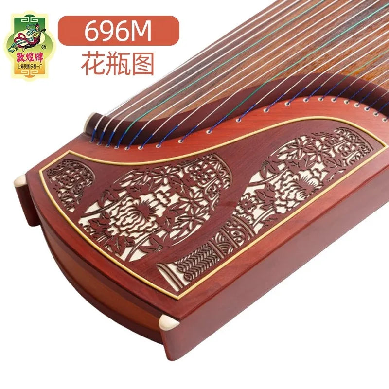 Dunhuang Guzheng 5696T Qingyou Xia Meng Beginner Entry Guzheng Professional Playing Shanghai National Musical Instruments