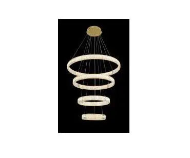 Duplex building chandelier crystal lamp luxury villa living room empty loft chandelier building middle building revolving stair