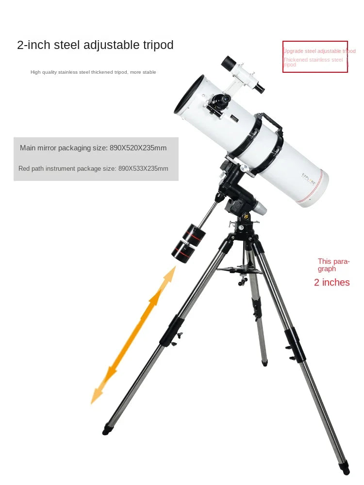 ES Large Aperture Automatic Finder High-end Astronomical Telescope Professional Edition Deep Sky Stargazing HD High Power 203
