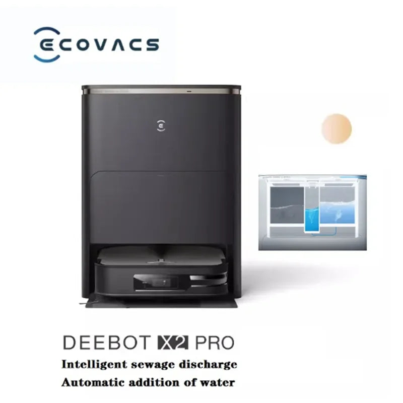 Ecovacs-Vacuum Cleaner RobotX2/X2 Pro 8000Pa Intelligent Household Fully Automatic Sweeping And Dragging Integration New Product