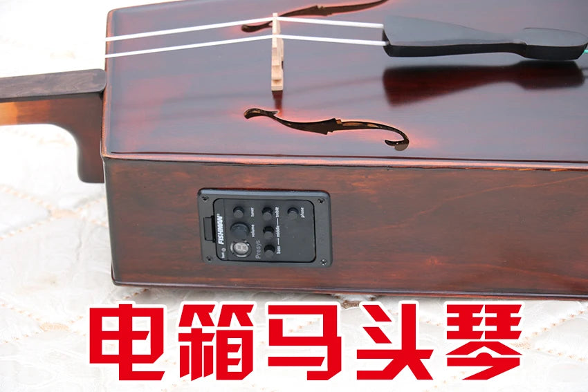 Electric Morin Khuur Matouqin Inner Mongolia stringed instruments acoustic and electric instrumento musical profissional