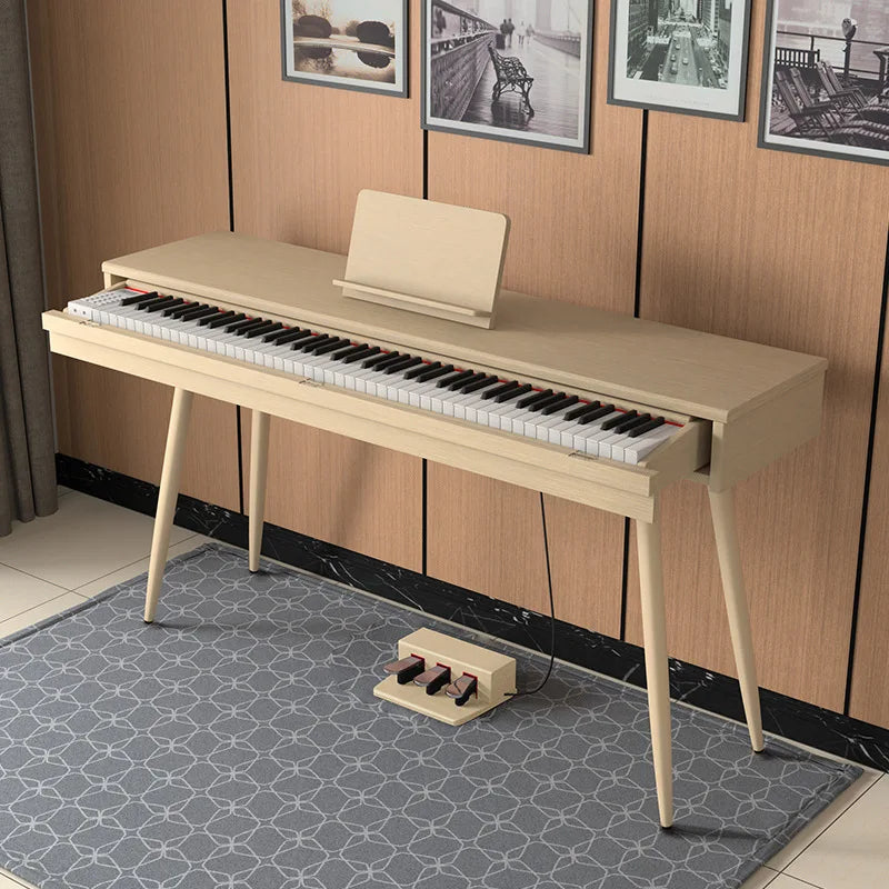 Electric piano 88-key hammer home adult entrance examination beginner solid wood dressing drawer desk electronic piano