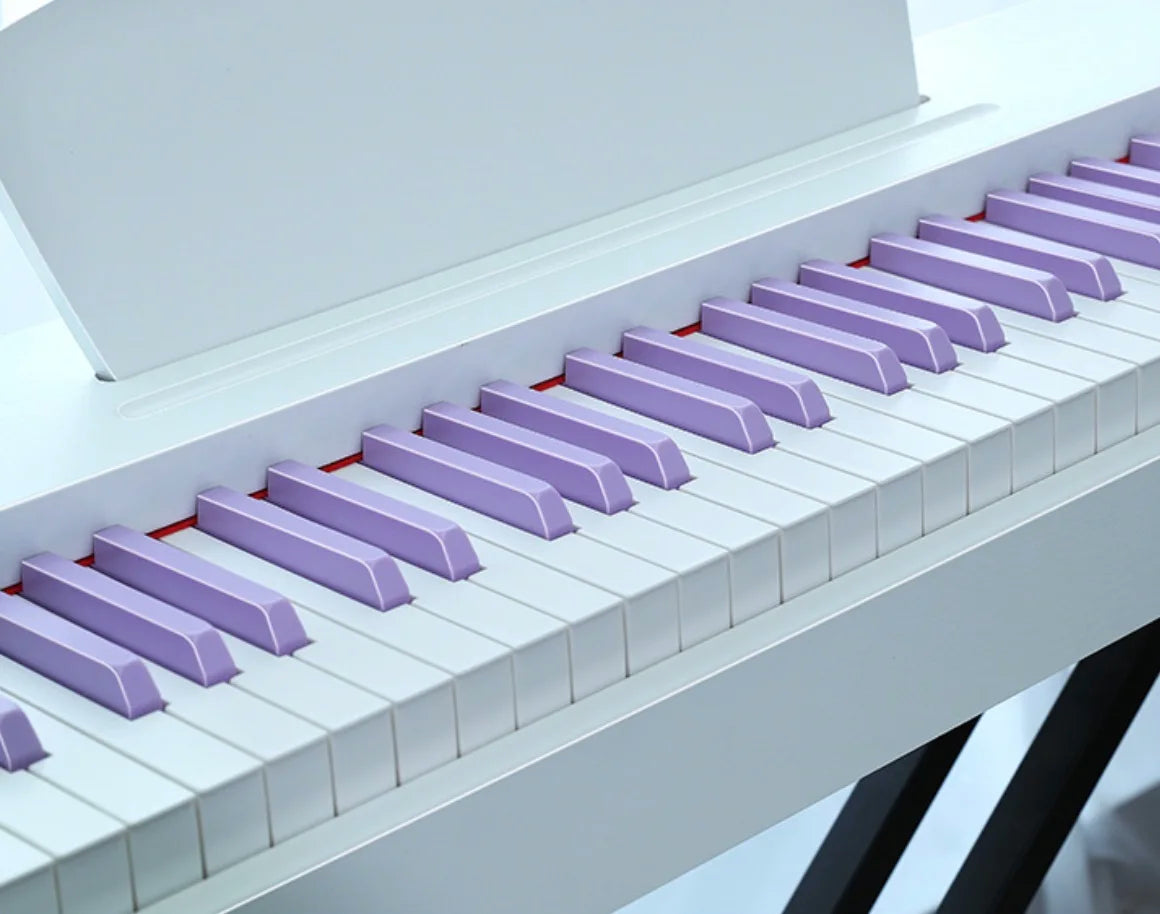 Electric piano Dynamic keyboard 88 key Three pedals purple keys keyboard instrument