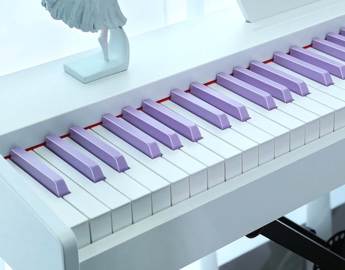 Electric piano Dynamic keyboard 88 key Three pedals purple keys keyboard instrument